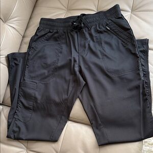 Healing Hands Black scrubs Pants size M, new